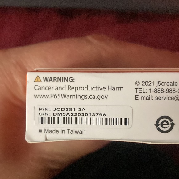 J5 USB-C Dual HDMI mini Dock Ethernet/USB 3.1 HUB / PD 2.0 - Picture 5 of 6